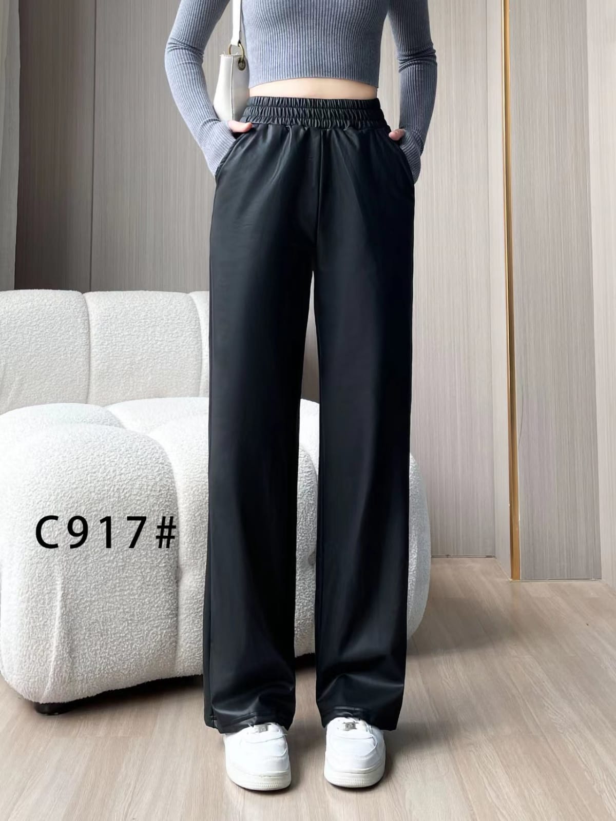 Pantaloni Dama Din Piele Naturala