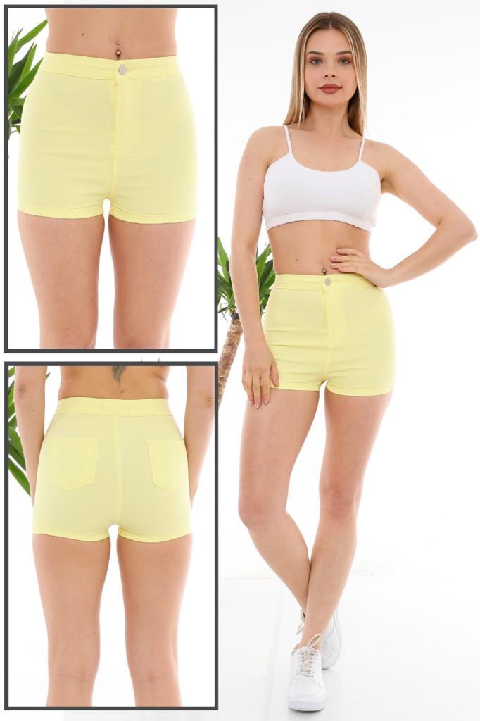 Pantaloni Scurti Piele Dama