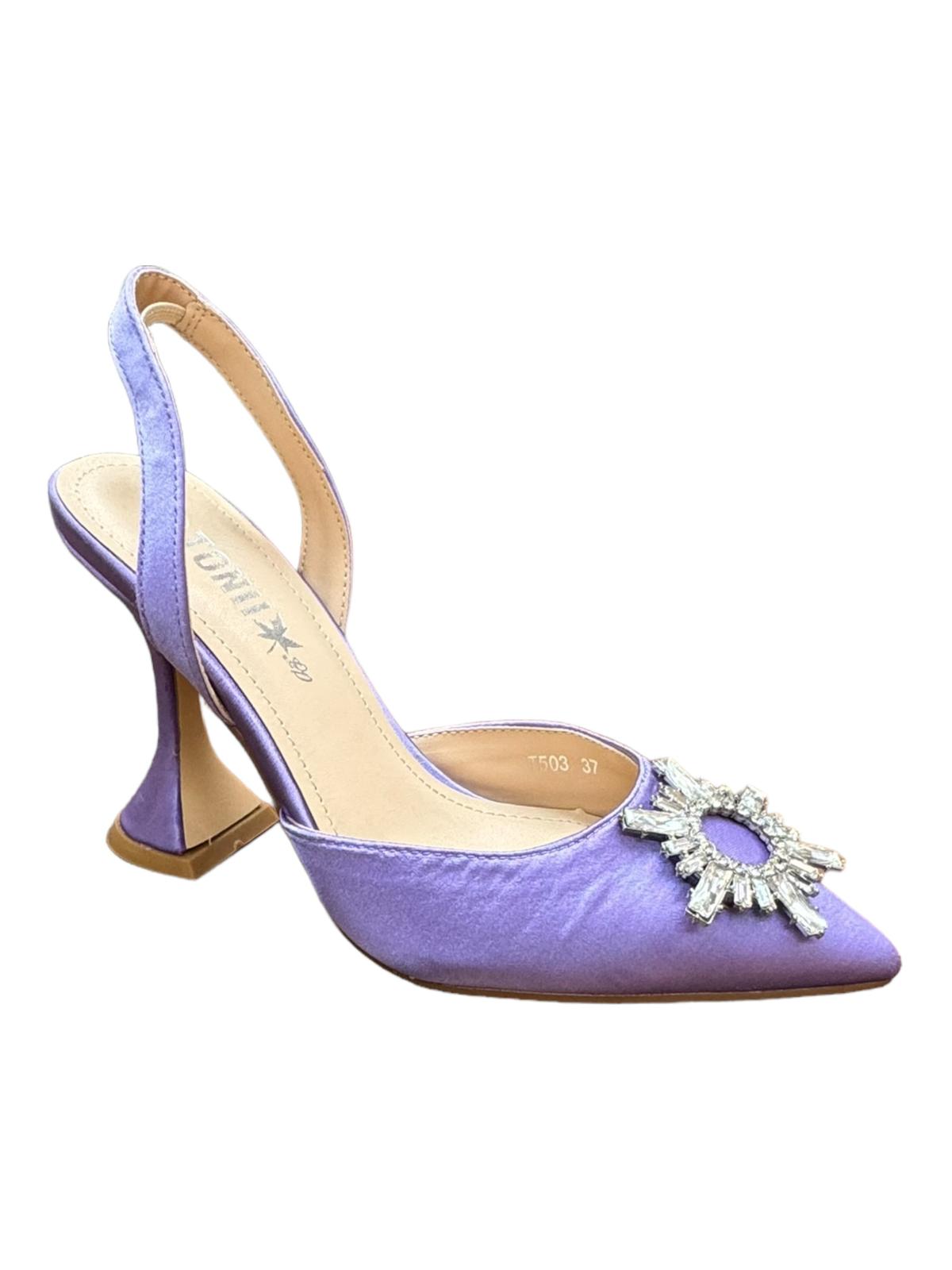 Pantofi Dama Piele Cu Toc Mic