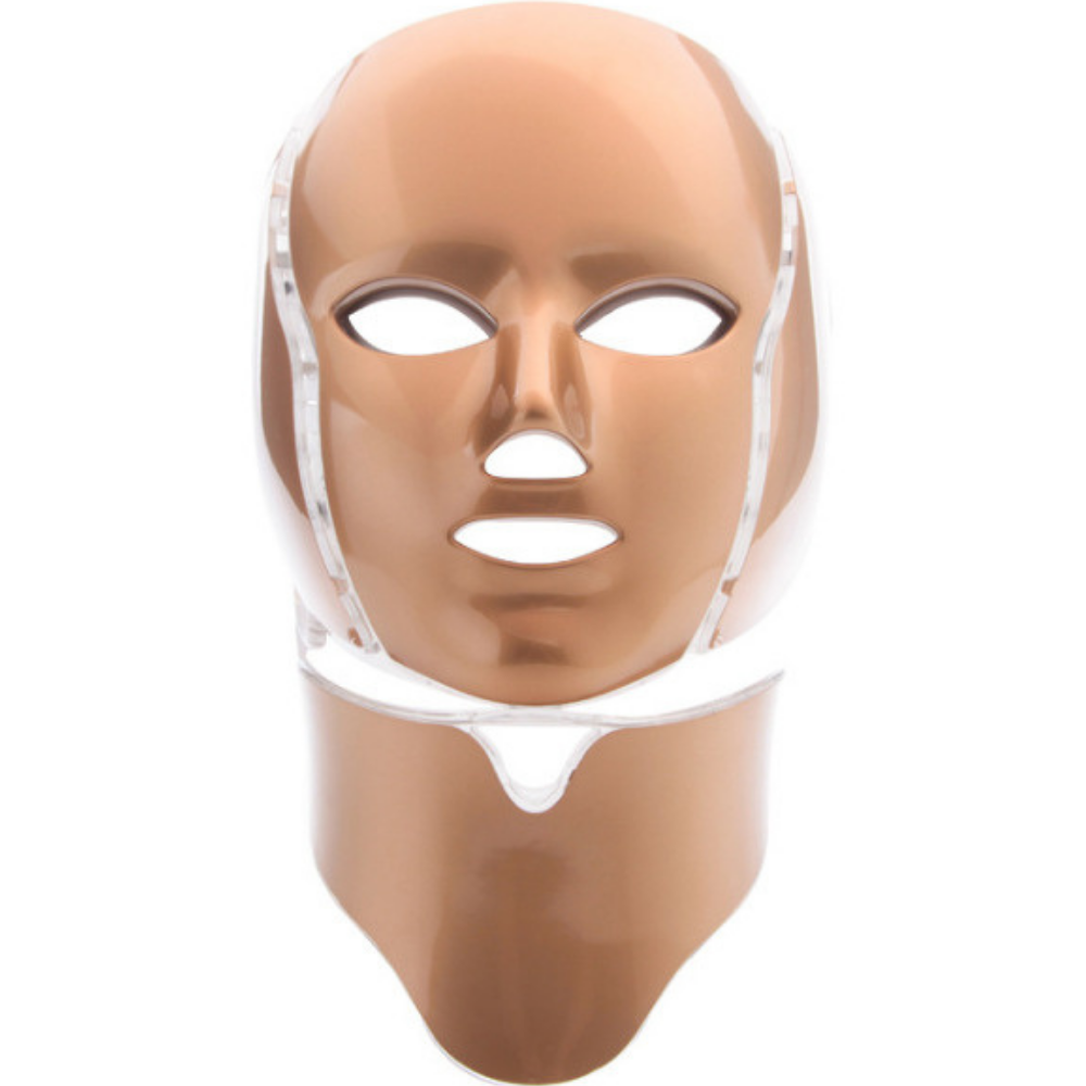 Masca Faciala cu Lumina LED, Tratament Curent Galvanic pentru Ingrijirea si Intretinerea Tenului