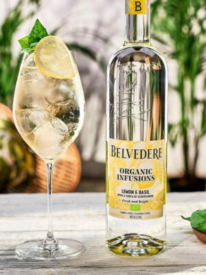 Belvedere Organic Infusions Lemon & Basil Vodka 0.7L