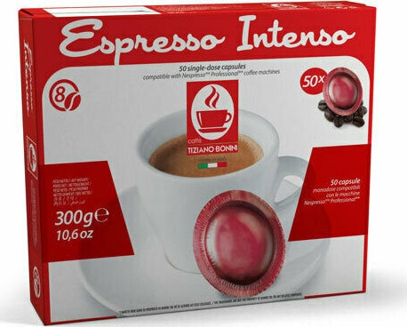 Bonini Espresso Intenso 50 capsule cafea compatibile Nespresso Professional