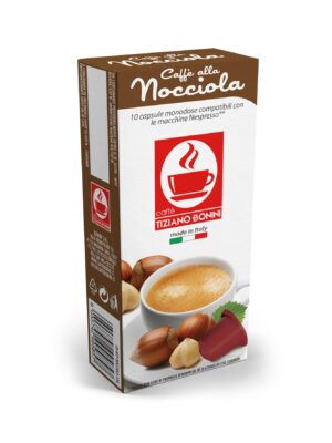 Bonini Nocciola 10 capsule cafea compatibile Nespresso