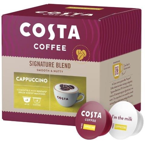 Costa Signature Blend Cappuccino capsule compatibile Dolce Gusto 16 buc