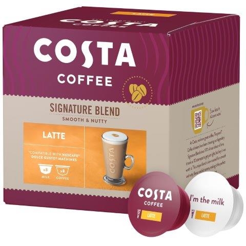 Costa Signature Blend Latte capsule compatibile Dolce Gusto 16 buc
