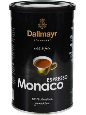 Dallmayr Espresso Monaco 200gr cafea macinata cutie metalica
