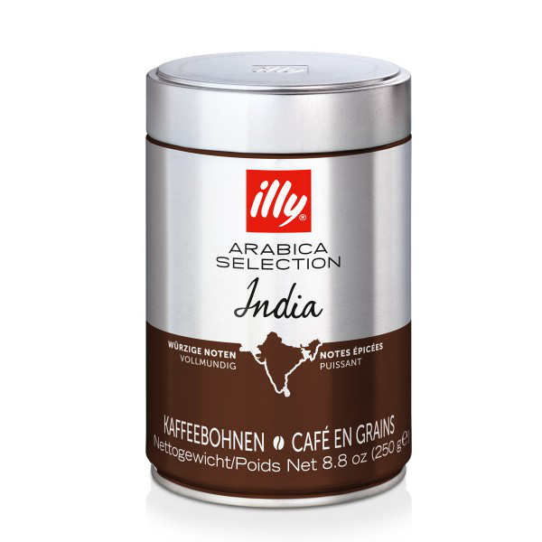 Illy Arabica India cafea boabe 250gr