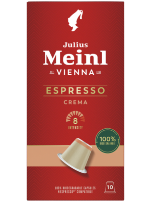 Julius Meinl Espresso Crema capsule compatibile Nespresso