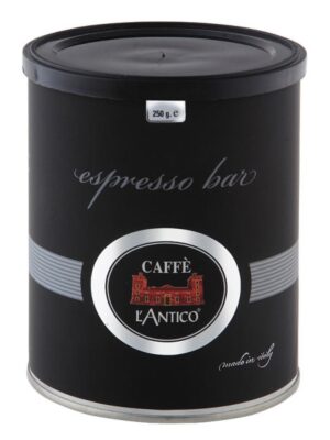 L`Antico Espresso Bar cafea macinata cutie metalica 250gr
