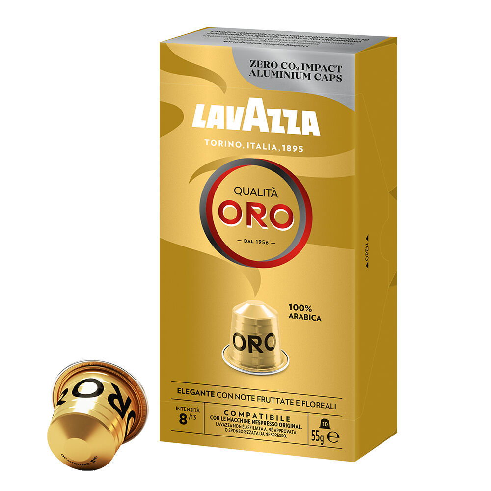 Lavazza Qualita Oro 10 capsule aluminiu compatibile Nespresso