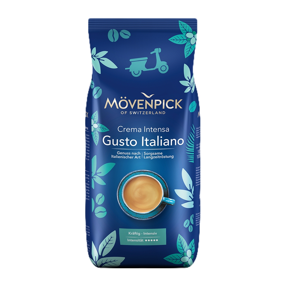 Movenpick Caffe Crema Gusto Italiano Intenso 1kg cafea boabe