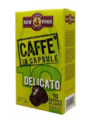 New York Delicato 10 capsule compatibile Nespresso