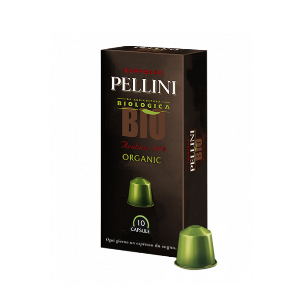Pellini Bio Organic 10 capsule compatibile Nespresso