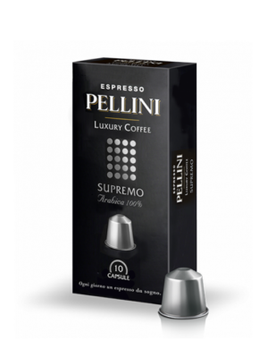 Pellini Supremo 10 capsule compatibile Nespresso