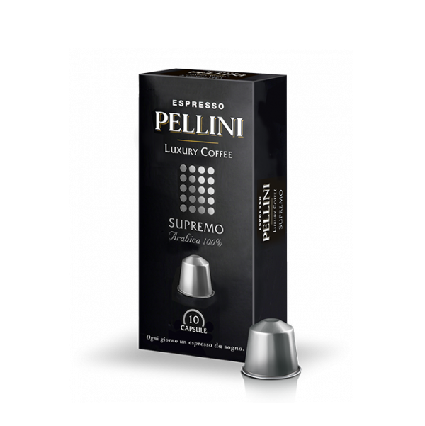 Pellini Supremo 10 capsule compatibile Nespresso