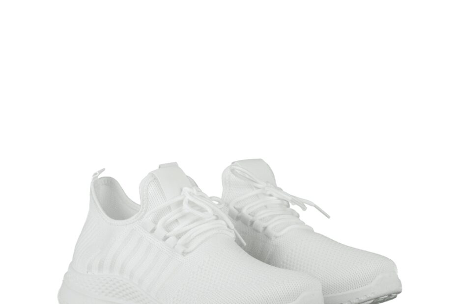 YS7001 5 WHITE 2 Pantofi Casual Albi Barbati