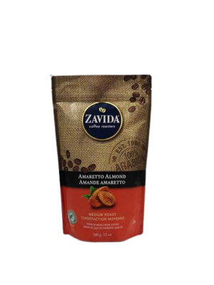 Zavida Amaretto Almond cafea boabe cu aroma amaretto si migdale 340gr
