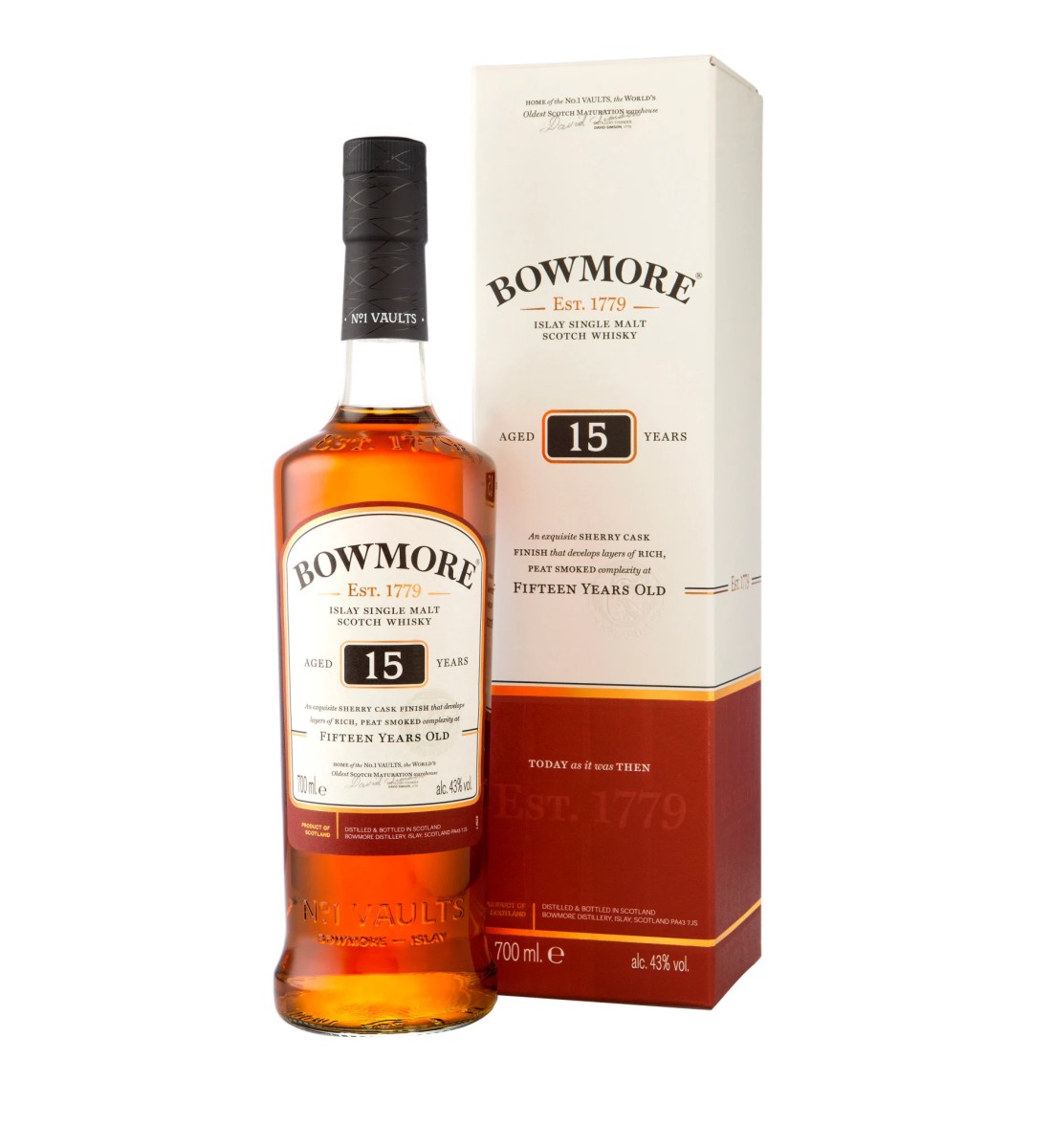 bowmore 15 ani sherry cask islay single malt scotch whisky 07l cutie Whisky Bowmore 15