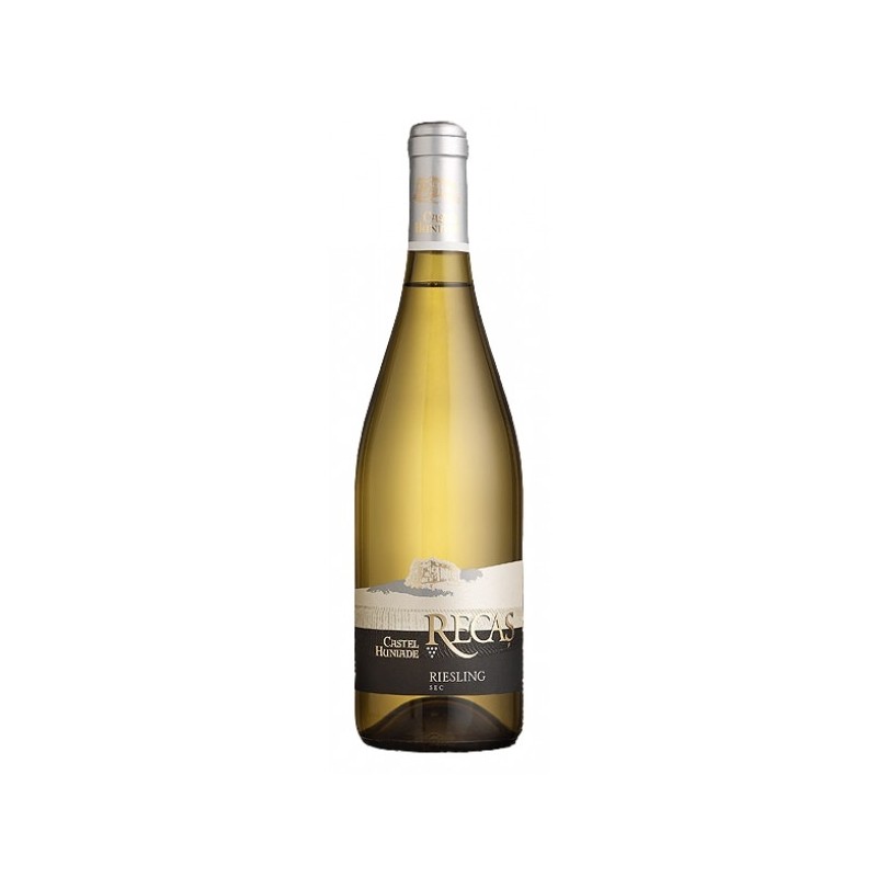 Vin alb sec, Riesling, Castel Huniade Recas, 0.75L, 12% alc., Romania