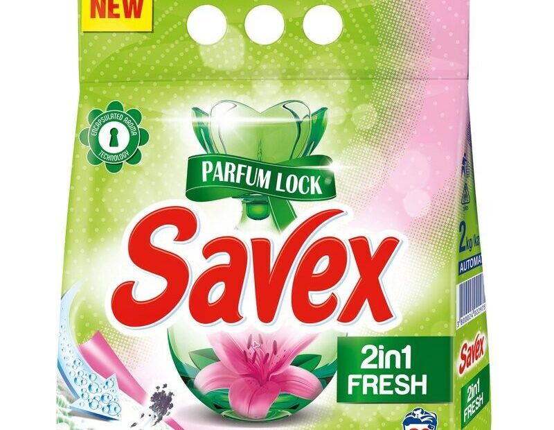 detergent automat savex 2 in 1 fresh 20 spalari 2 kg Detergent Rufe 20 Kg