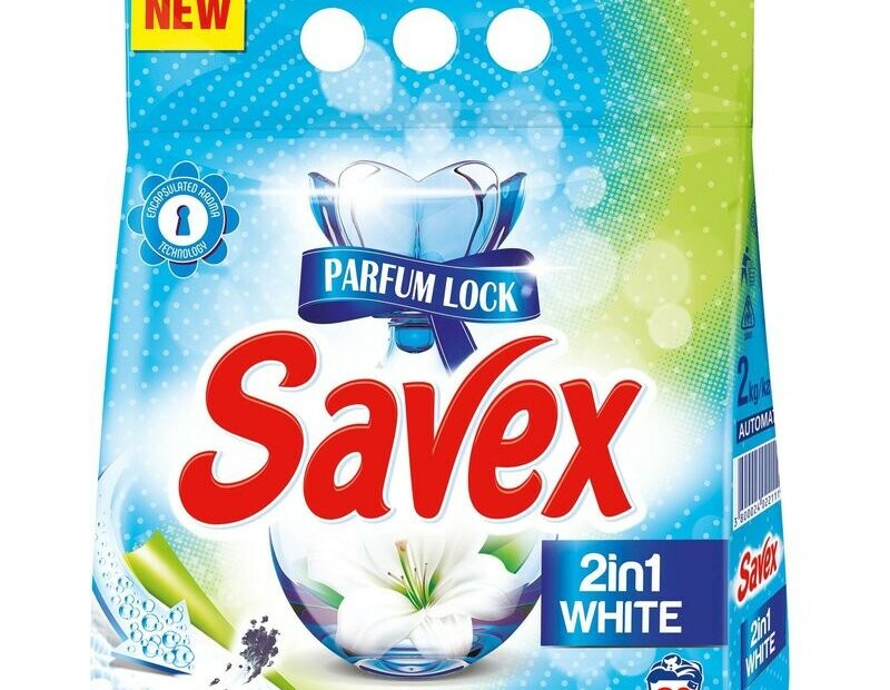 detergent automat savex 2 in 1 white 20 spalari 2 kg Detergent Automat 5 Kg