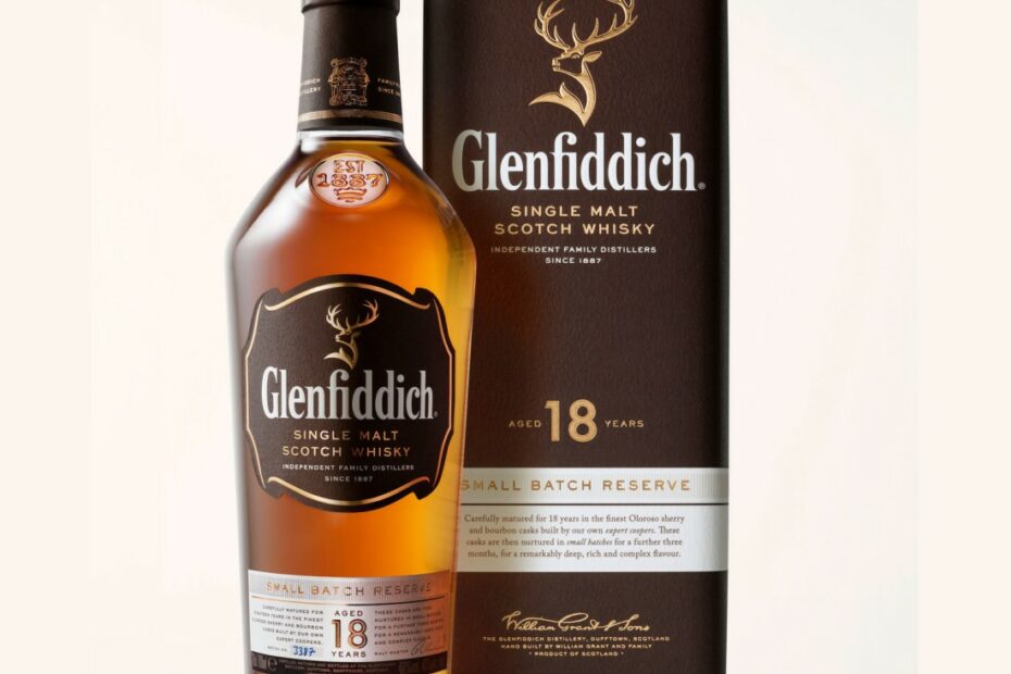glenfiddich speyside single malt scotch whisky small batch reserve 18 ani 1l cutie Whisky Glenfiddich 18 Ani Pret