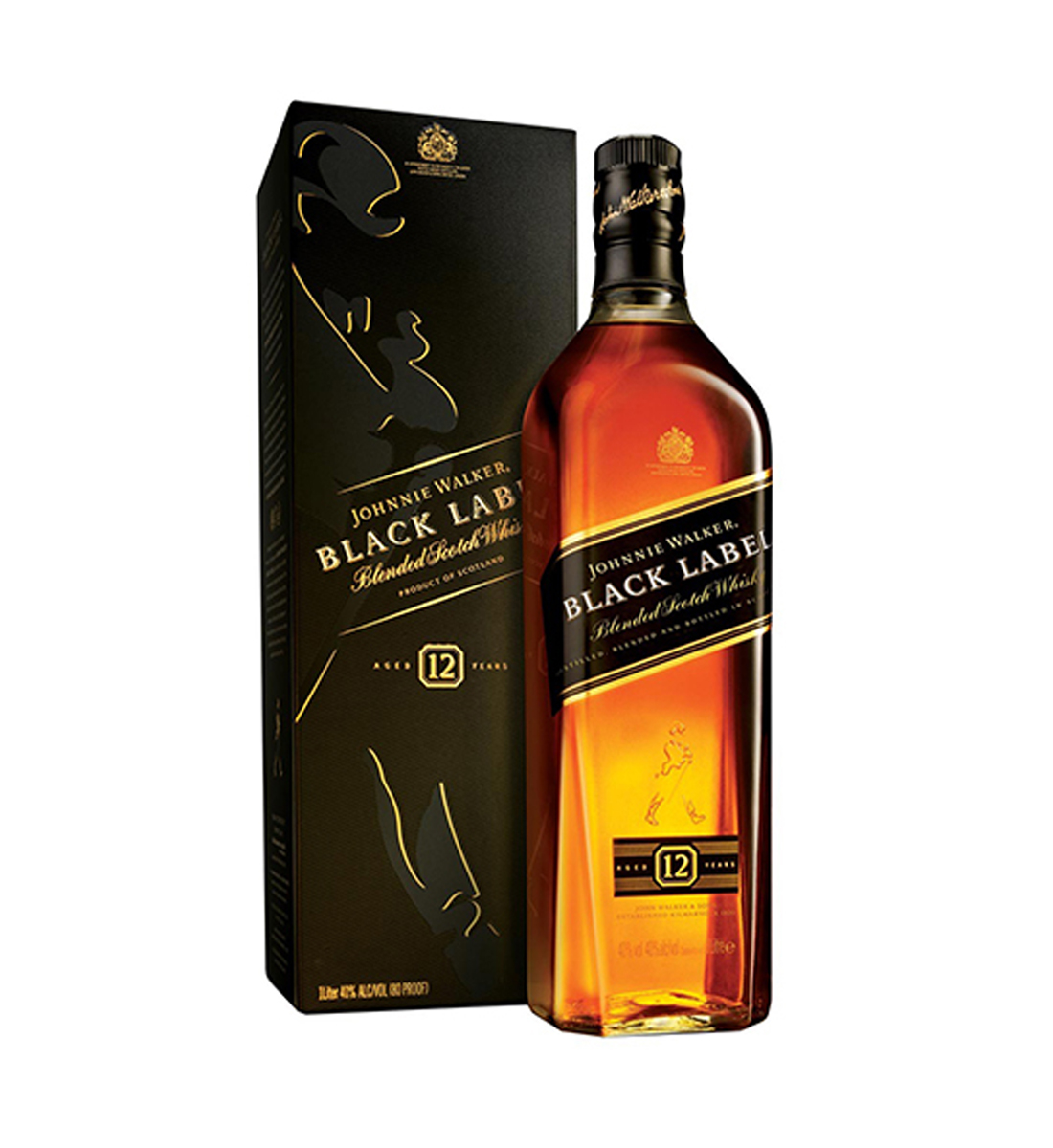 johnnie walker black label scotch whisky 1l cutie Black Label 12 Ani