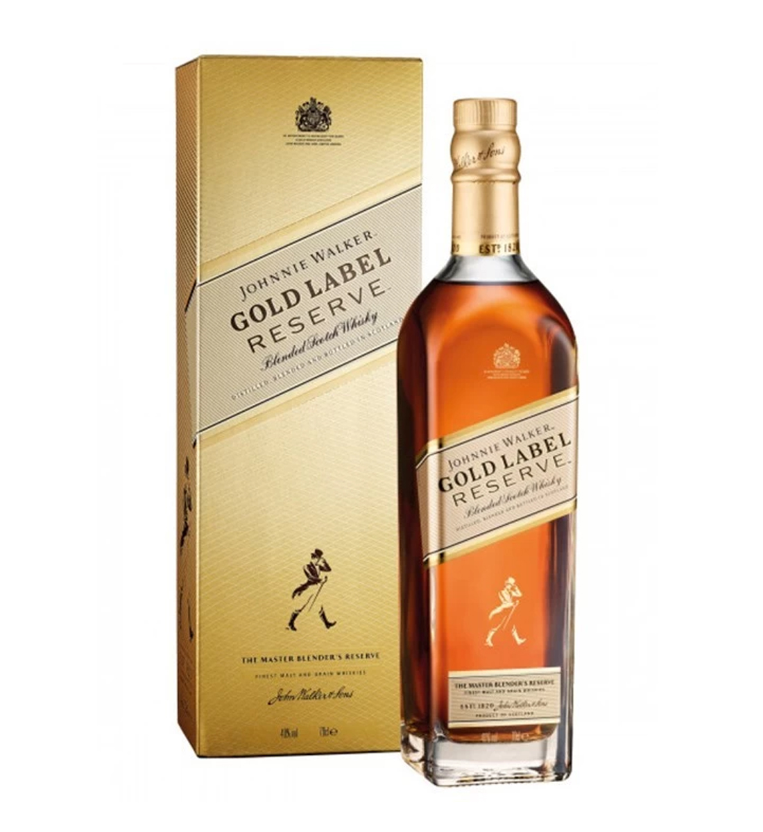 johnnie walker blended scotch whisky gold label reserve 1l cutie Whisky Johnnie Walker Gold Label