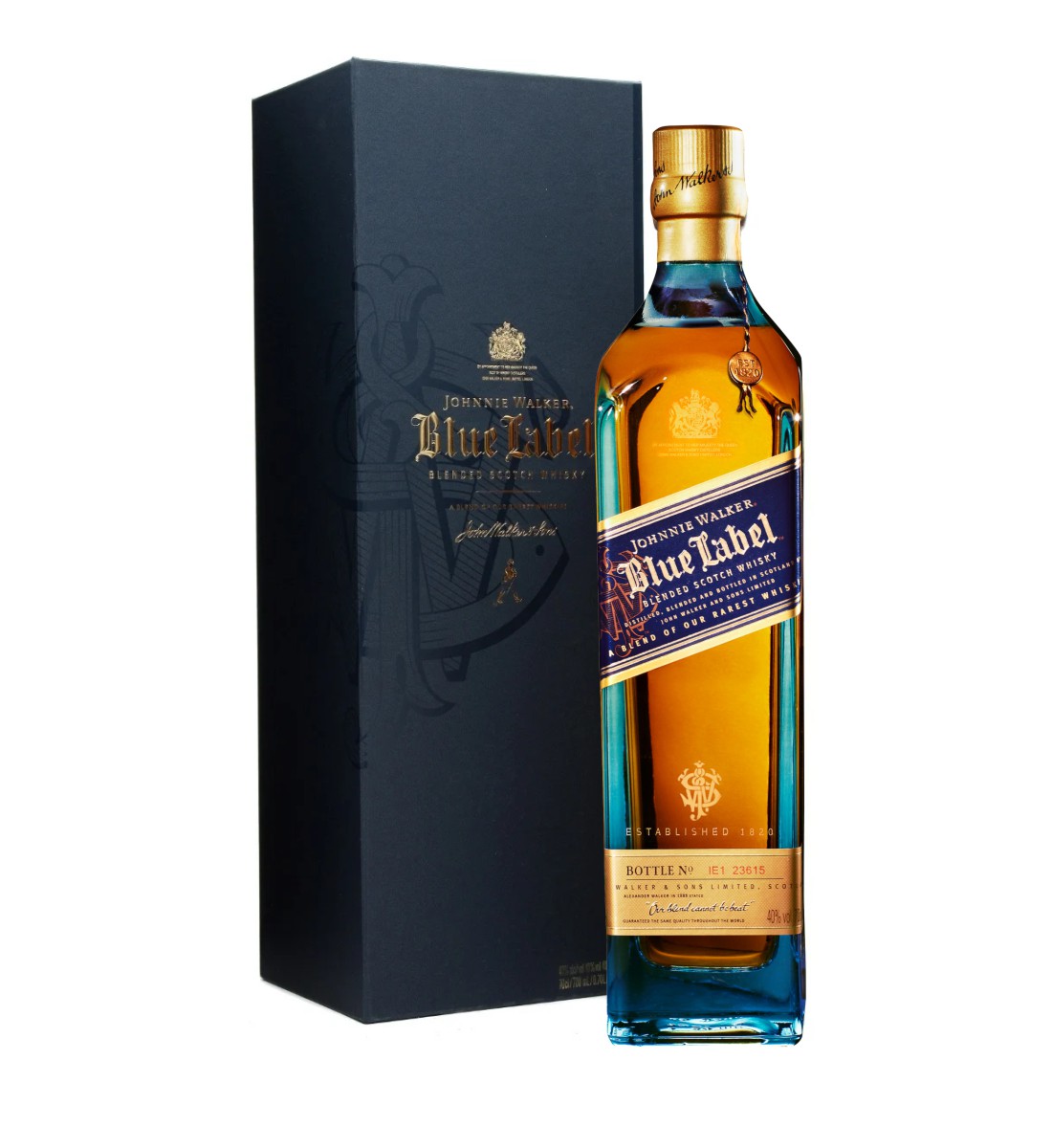 johnnie walker blue label blended scotch whisky 07l caseta Johnnie Walker Blue Label 12 Years