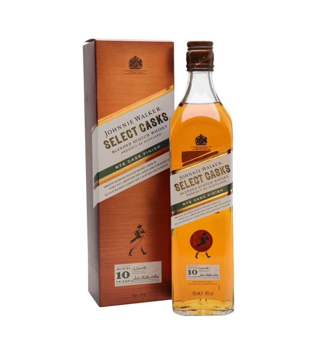 Johnnie Walker Select Casks Rye Cask Finish Whisky 10 ani 0.7L