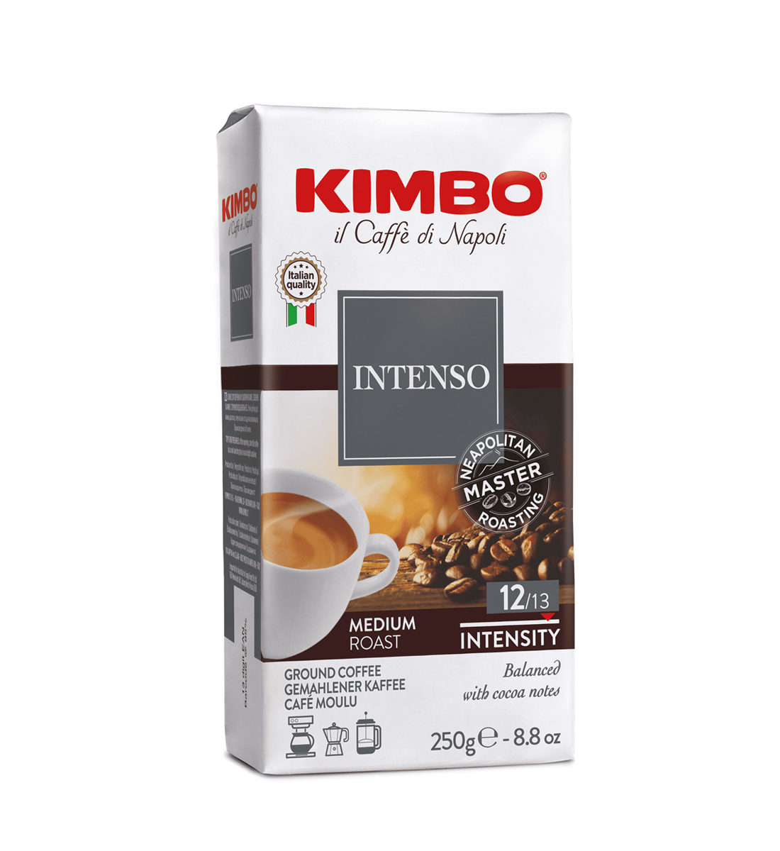 Kimbo Aroma Intenso cafea macinata 250 g