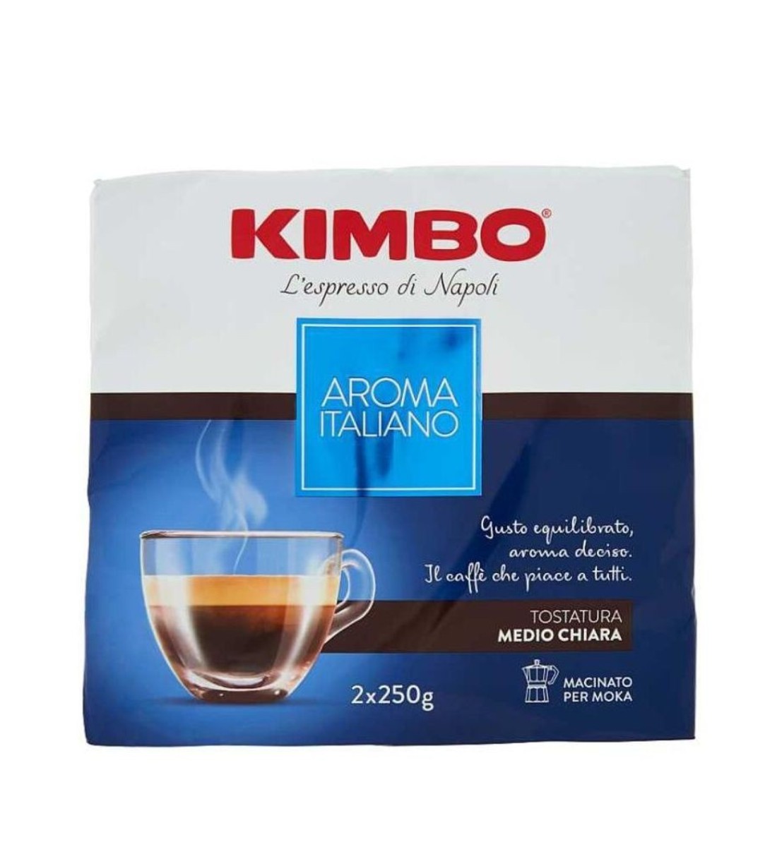 Kimbo Aroma Italiano cafea măcinată 2x250 g