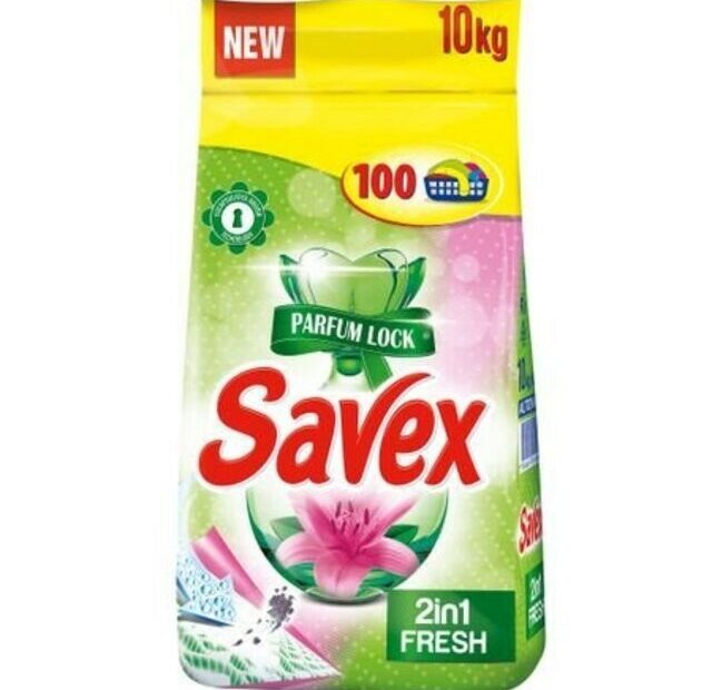 set 2 x detergent automat savex 2 in 1 fresh 10 kg Detergent Automat 10 Kg Pret