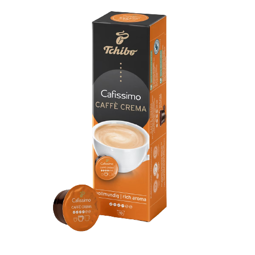 tchibo cafissimo caffe crema volmundig 10 capsule kfea ro Capsule Reincarcabile Tchibo Cafissimo