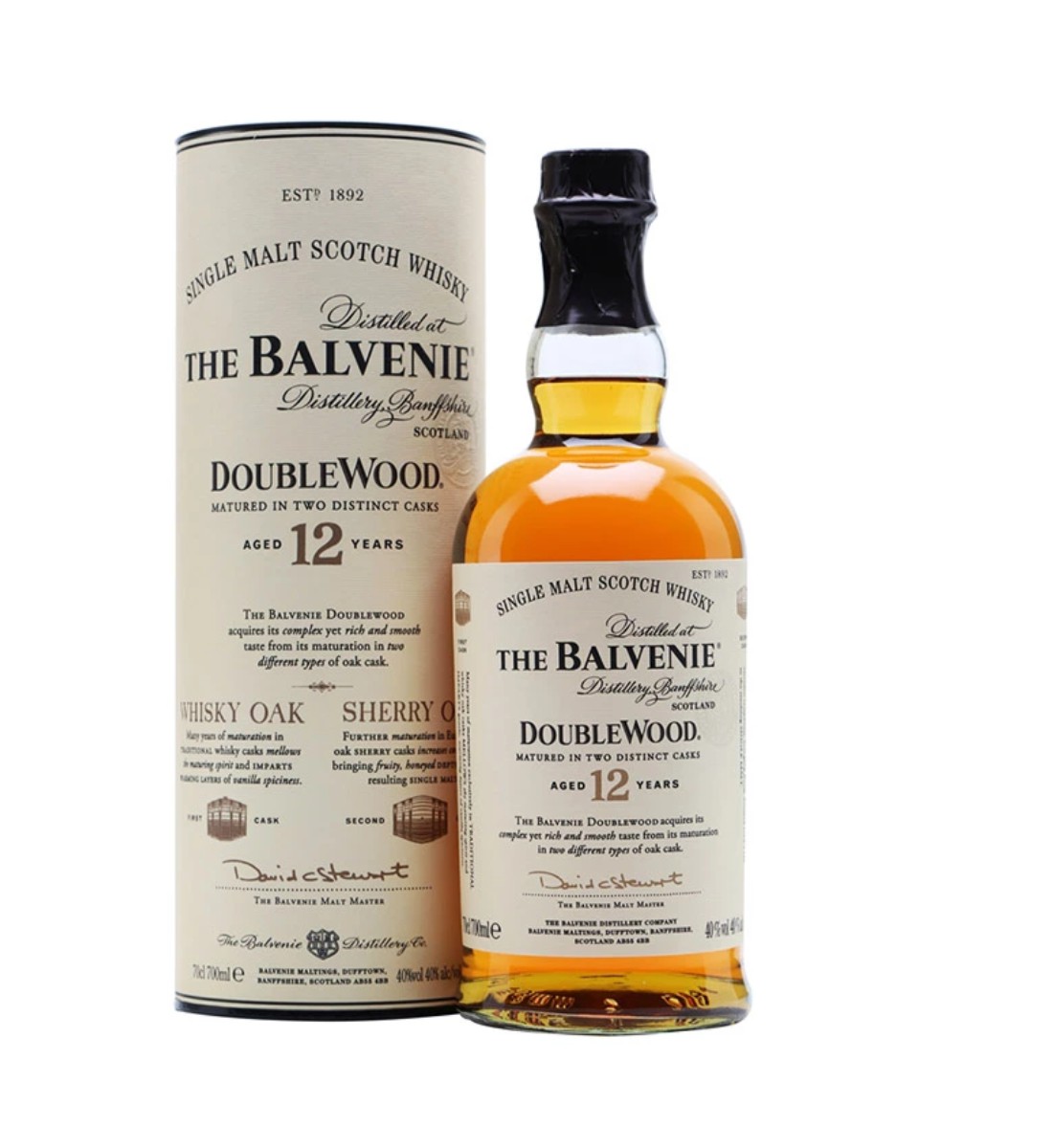 the balvenie doublewood speyside single malt scotch whisky 12 ani 07l tub The Balvenie 12