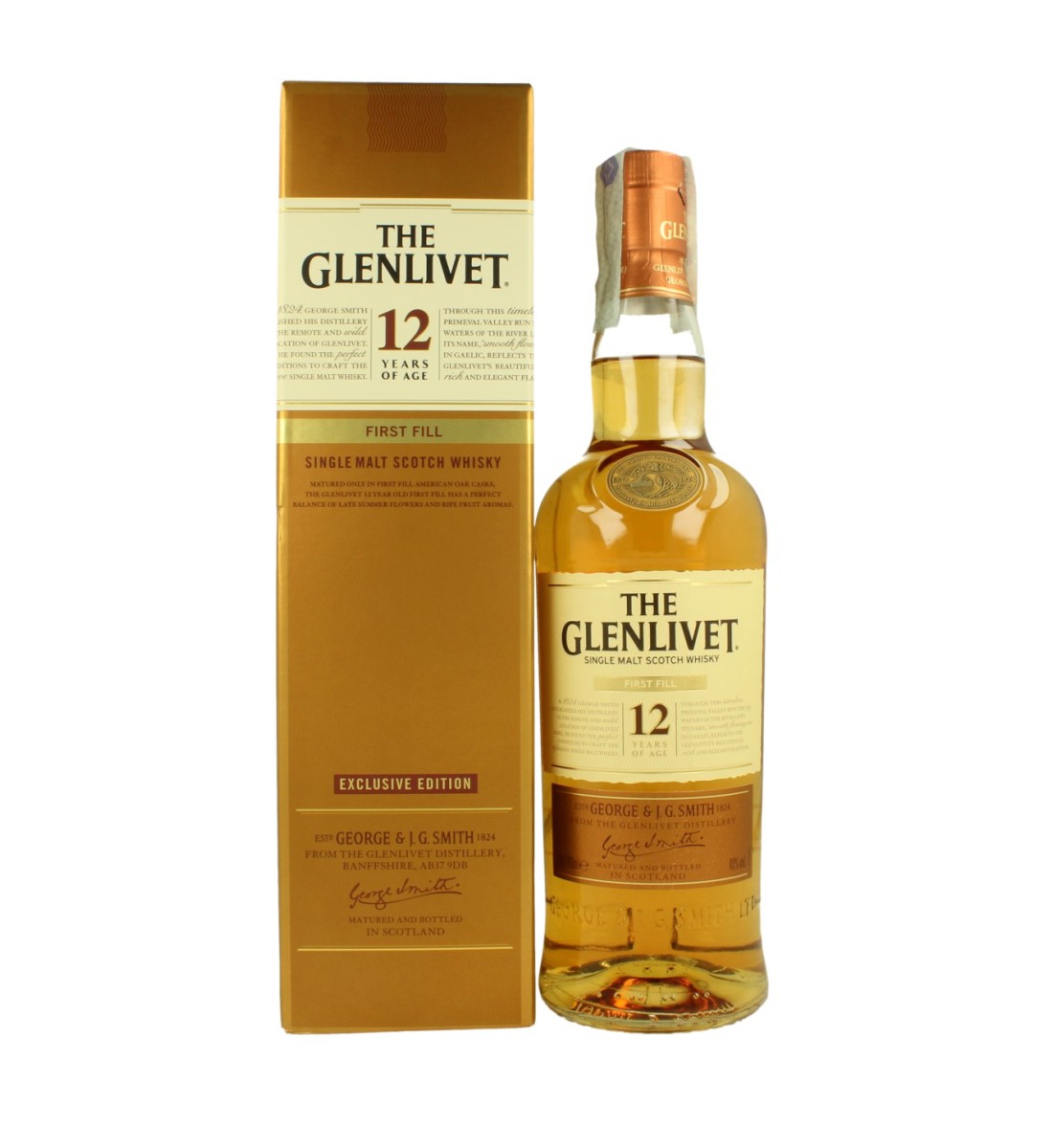 the glenlivet first fill speyside single malt scotch whisky 07l cutie Whisky The Glenlivet 1824