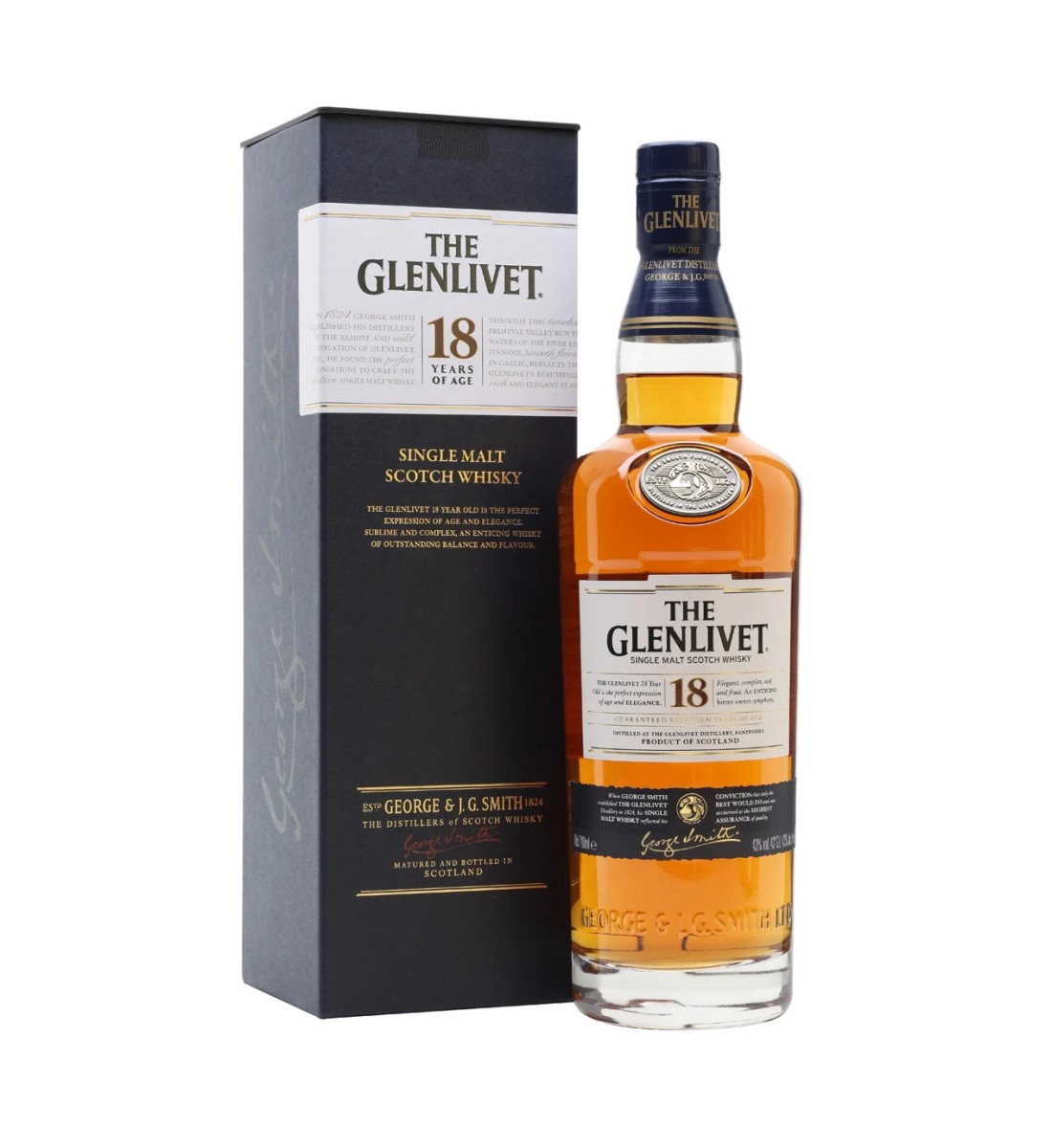 the glenlivet speyside single malt scotch whisky 18 ani 07l cutie Whisky The Glenlivet 18
