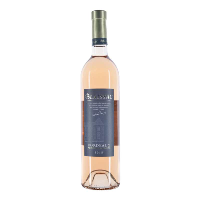 Vin roze sec, Blaissac, Bordeaux, 0.75L, 12.5% alc., Franta