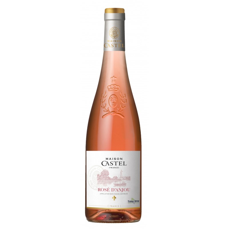 Vin roze sec, D'anjou, Maison Castel Pays d'Oc, 0.75L, 10.5% alc., Franta
