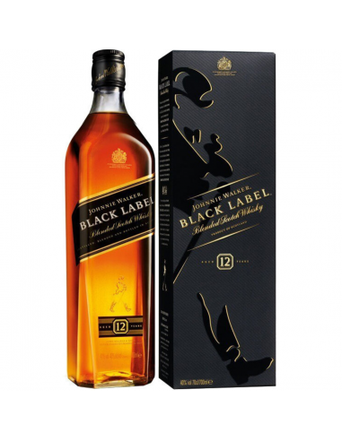 Whisky Johnnie Walker Black Label, 0.7L, 12 ani, 40% alc., Scotia